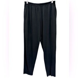 Planet Matte Jersey Knit Slinky Stretchy High Waist Pull On Pants